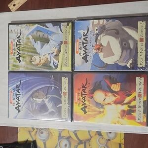 Avatar The Last Airbender DVD Book 1 Volumes 2,3,4,5 Bundle NWT
